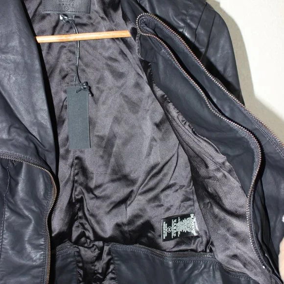 BlankNYC Onyx Vegan Leather Moto Jacket Black Zippered Pockets & Sleeves Multi - Picture 13 of 16